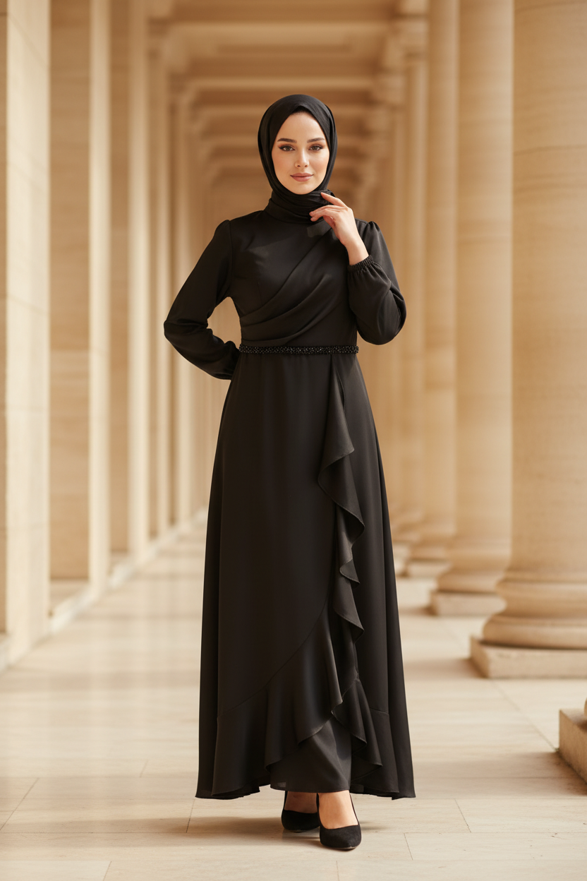 Schwarz Eleganz Sara